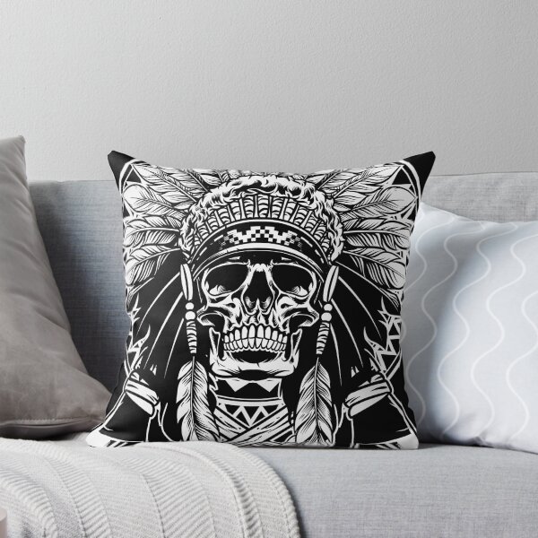 Item preview, Native American Skull designed and sold by ItsMeRuva.