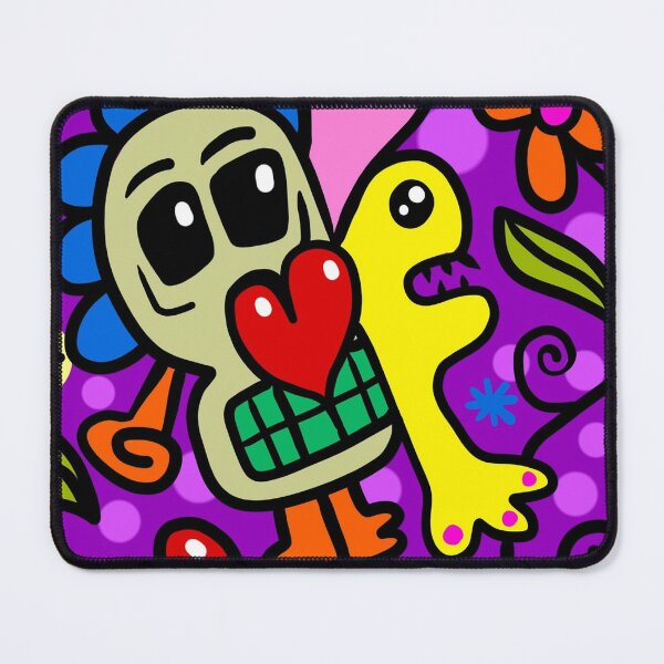 Item preview, Skull, Heart, Flowers In Stunning Multicolor Abstract Design designed and sold by CreativeCranium.