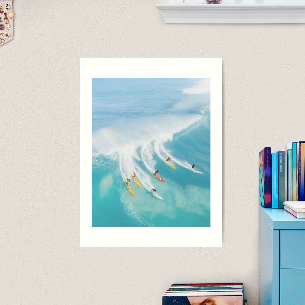 Aesthetic Summer Full of Surfing | Art Print
