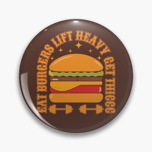 Item preview, Eat Burgers Lift Heavy Get Thiccc designed and sold by Styler Design.