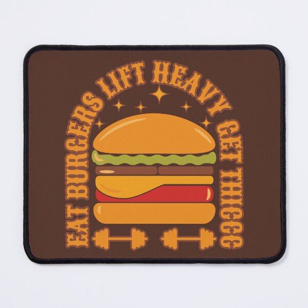 Item preview, Eat Burgers Lift Heavy Get Thiccc designed and sold by Styler Design.