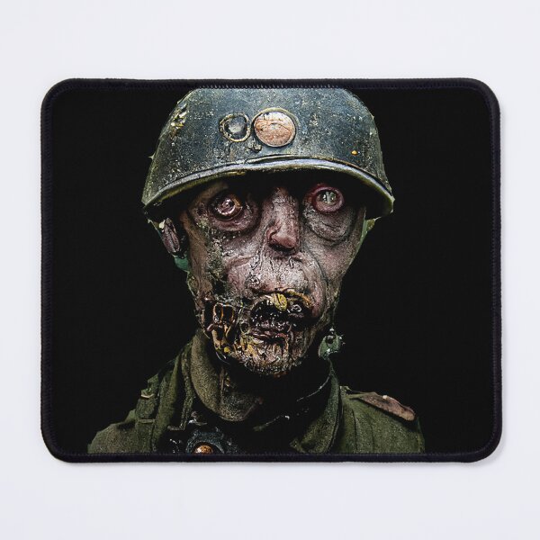 Item preview, Zombie Nazi Head, WW2 zombie soldier designed and sold by Leo Rolph.