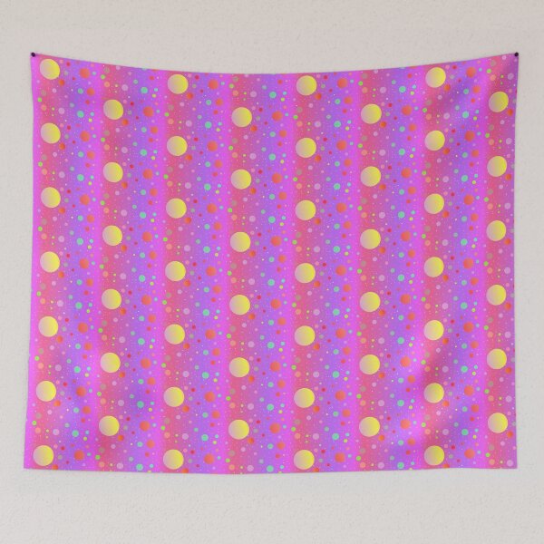 Item preview, Lilac multicolor dot pattern | lilac magenta colorful dots  designed and sold by lausn.