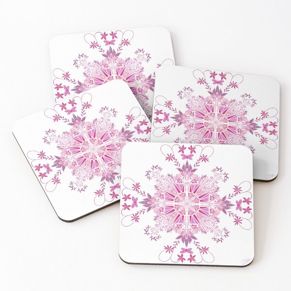 Item preview, Floral garden in pink designed and sold by BumbleBearArtUK.