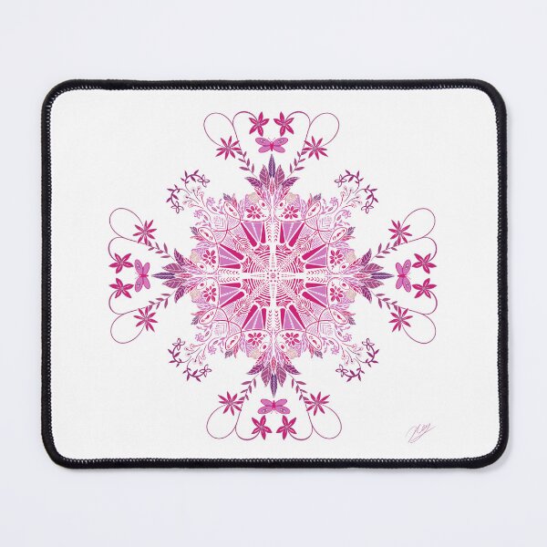 Item preview, Floral garden in pink designed and sold by BumbleBearArtUK.