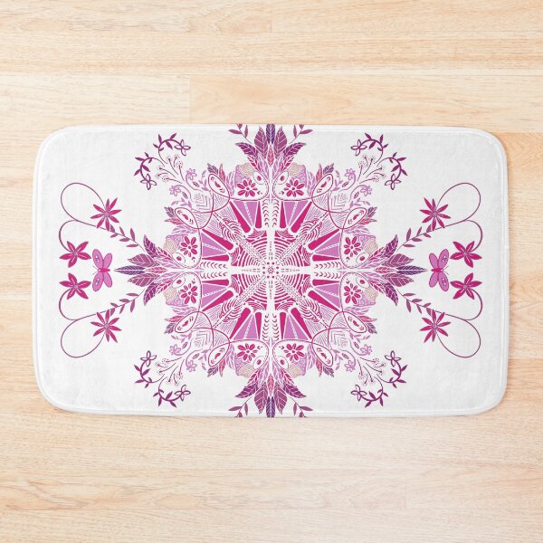 Item preview, Floral garden in pink designed and sold by BumbleBearArtUK.