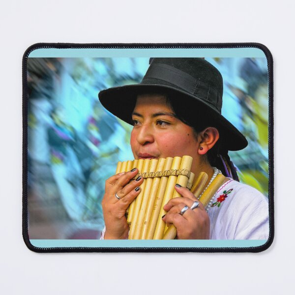 Item preview, Pan flute player designed and sold by indiafrankk.