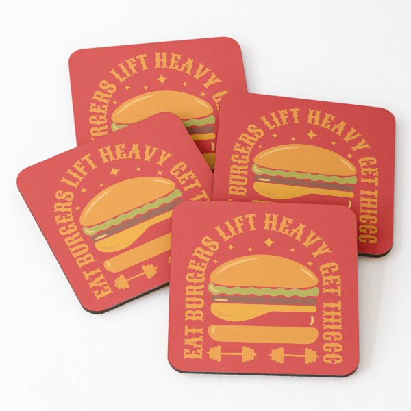 Item preview, Eat Burgers Lift Heavy Get Thiccc designed and sold by Styler Design.