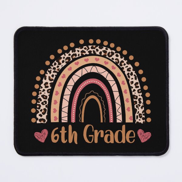 Item preview, 6th Grade Teacher Funny Rainbow Leopard Back To School designed and sold by PansyBoyd.