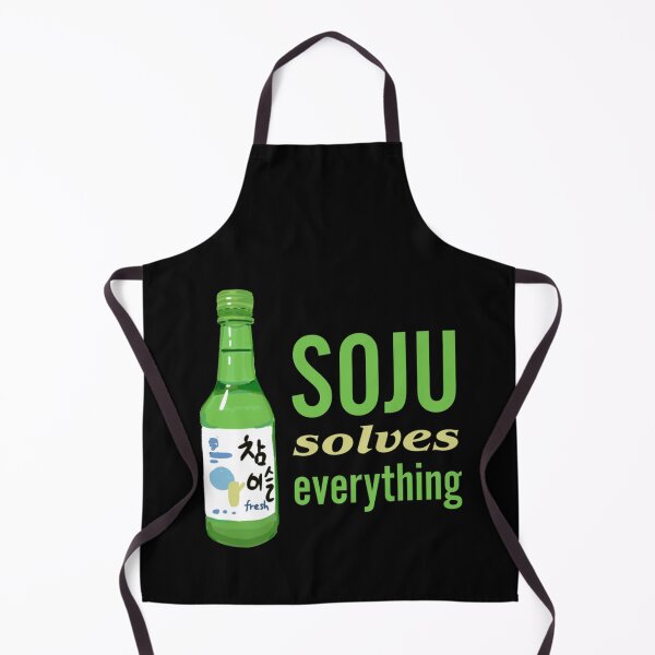 Item preview, soju, soju solves everything designed and sold by WadeEllisArt.