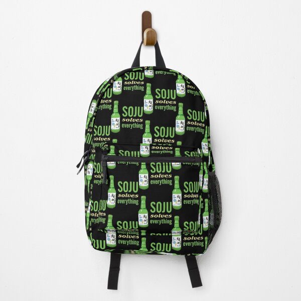 Item preview, soju, soju solves everything designed and sold by WadeEllisArt.