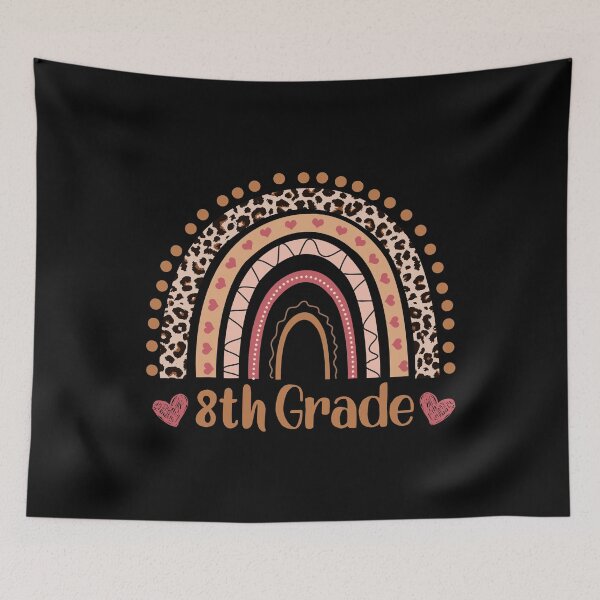 Item preview, 8th Grade Teacher Funny Rainbow Leopard Back To School designed and sold by PansyBoyd.