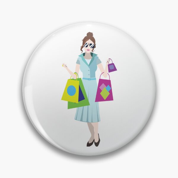 Item preview, Woman Shopping   designed and sold by WadeEllisArt.