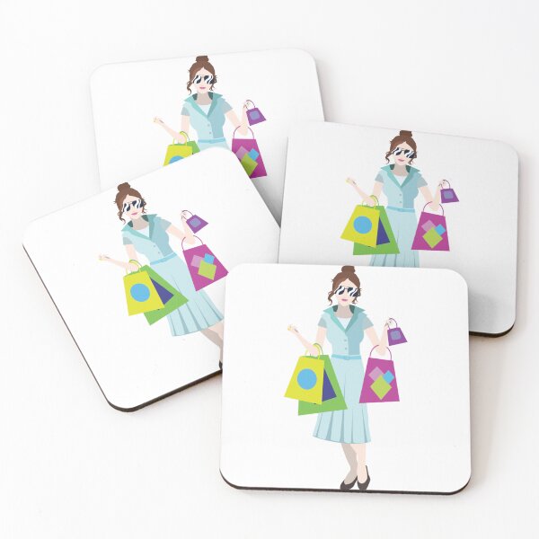 Item preview, Woman Shopping   designed and sold by WadeEllisArt.