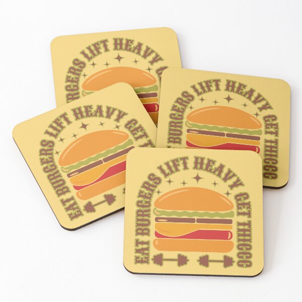 Item preview, Eat Burgers Lift Heavy Get Thiccc designed and sold by Styler Design.