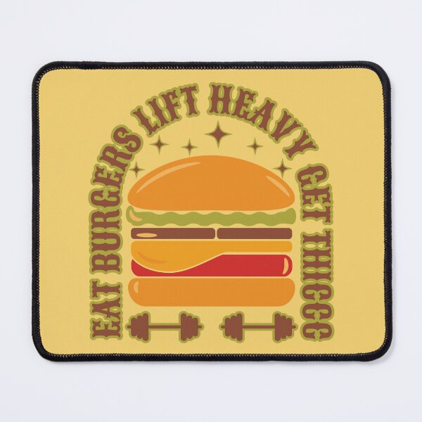 Item preview, Eat Burgers Lift Heavy Get Thiccc designed and sold by Styler Design.