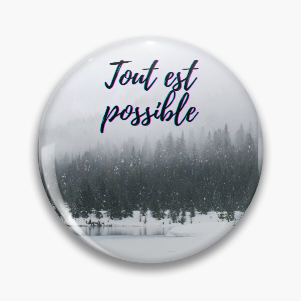 Item preview, Anything is possible - popular french quotes theme gifts  designed and sold by RebelliousRosee.