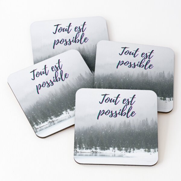 Item preview, Anything is possible - popular french quotes theme gifts  designed and sold by RebelliousRosee.