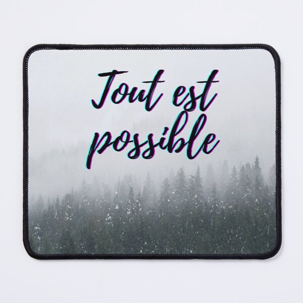 Item preview, Anything is possible - popular french quotes theme gifts designed and sold by RebelliousRosee.