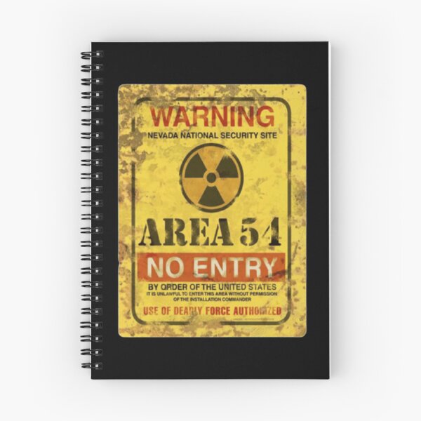 Item preview, Warning Area 54 No Entry Classic T-Shirt designed and sold by donniejeanjr6.
