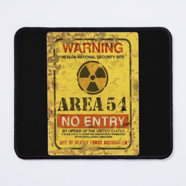 Item preview, Warning Area 54 No Entry Classic T-Shirt designed and sold by donniejeanjr6.