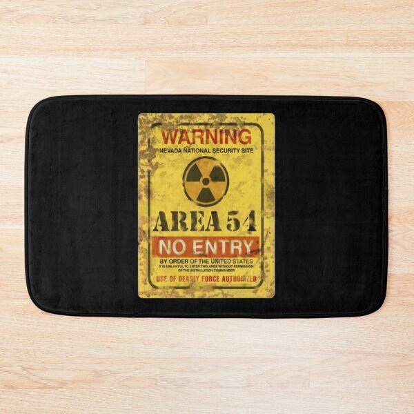Item preview, Warning Area 54 No Entry Classic T-Shirt designed and sold by donniejeanjr6.