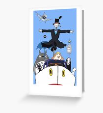 Ghibli mix2 Greeting Card