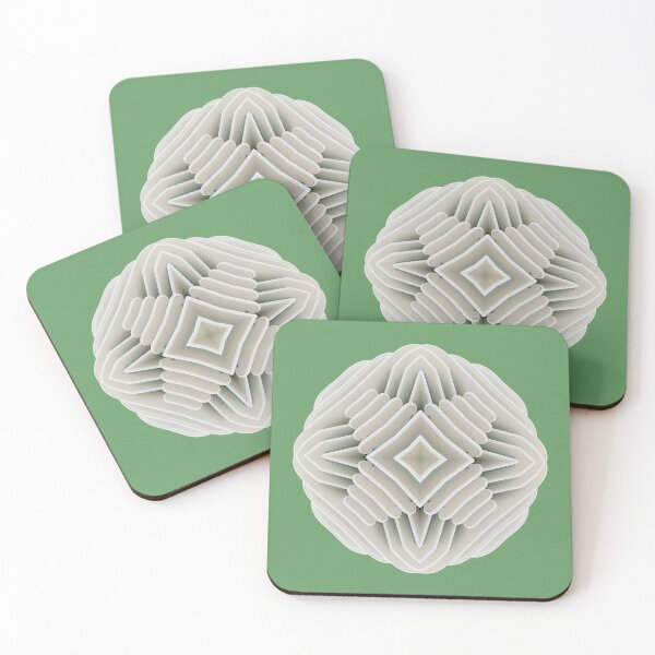 Item preview, THE OMEN Flower Burst - Hippie Green CP22052f designed and sold by Carina Parry Studios.