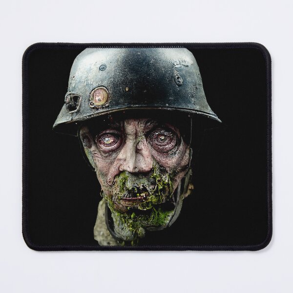 Item preview, Zombie Nazi Head, WW2 zombie soldier designed and sold by Leo Rolph.