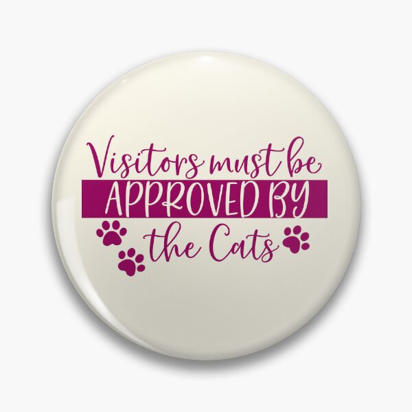 Item preview,  Visitors Must Be Approved By The Cats  | Doormat designed and sold by Wagdy-online.