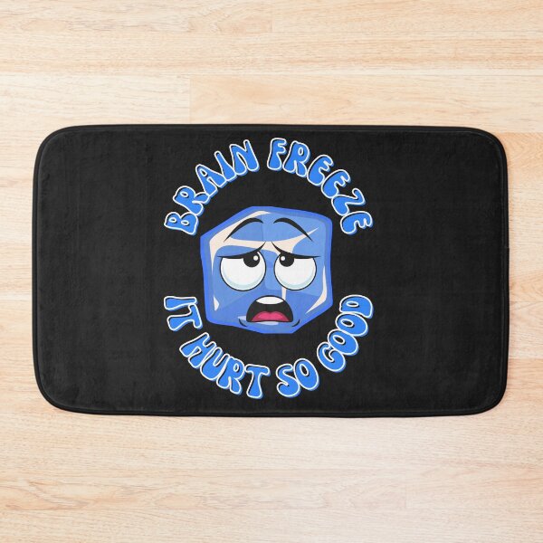 Item preview, Blue Ice Cube Brain Freeze Funny Graphic T-shirt designed and sold by GraphXDesigners.