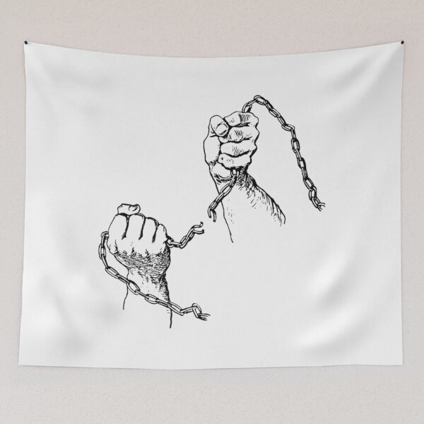 Item preview, Hands Breaking The Chain   designed and sold by CrookedArse.