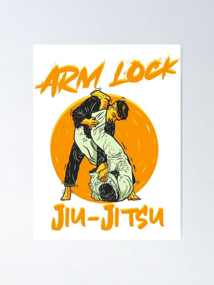 "Jiu Jitsu Arm Lock" Poster for Sale by SabrinaLewiis Redbubble
