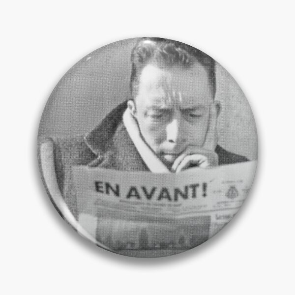 Aperçu de l'œuvre ; T-shirt portrait d'Albert Camus Poster créée et vendue par geraldsbemis.