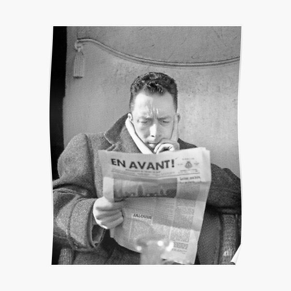 ; T-shirt portrait d'Albert Camus Poster Poster