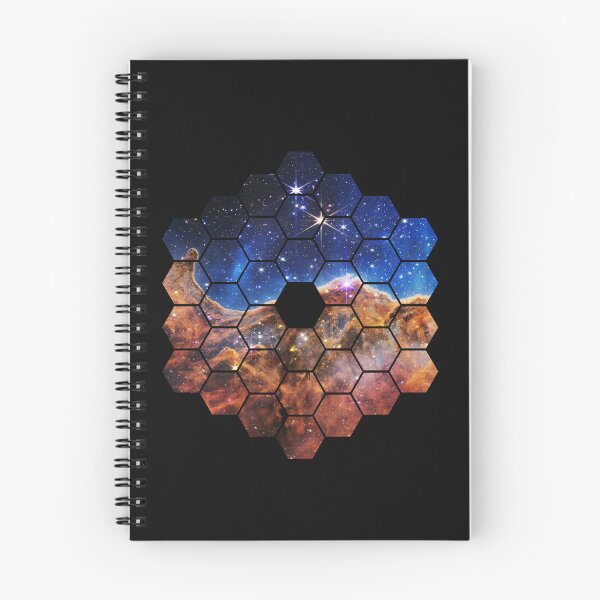 Item preview, James Webb Space Telescope JWST Mirrors Galaxy Stars Planets designed and sold by IdlyBlue.