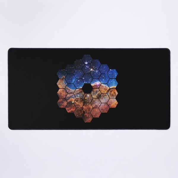 Item preview, James Webb Space Telescope JWST Mirrors Galaxy Stars Planets designed and sold by IdlyBlue.