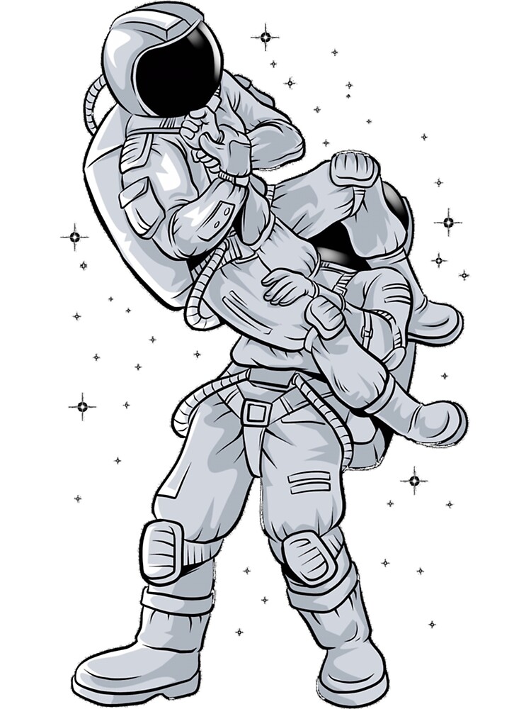 "Jiu Jitsu Astronaut Armbars " Poster for Sale by SabrinaLewiis Redbubble