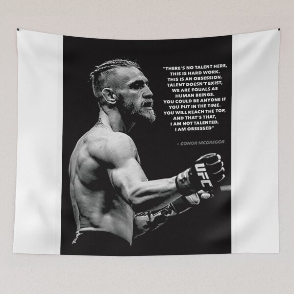 Item preview, Conor Mcgregor UFC Quote Poster designed and sold by danbrown45.