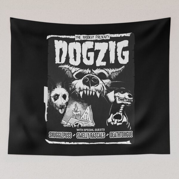 Artikelvorschau, Dogzig Danzig Parodie T-Shirt Kopie entworfen und verkauft von vuphan572.