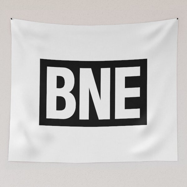 Item preview, BNE  WHITE LOGO -BLACK BOX LOGO- designed and sold by DRIPPED-STORE.
