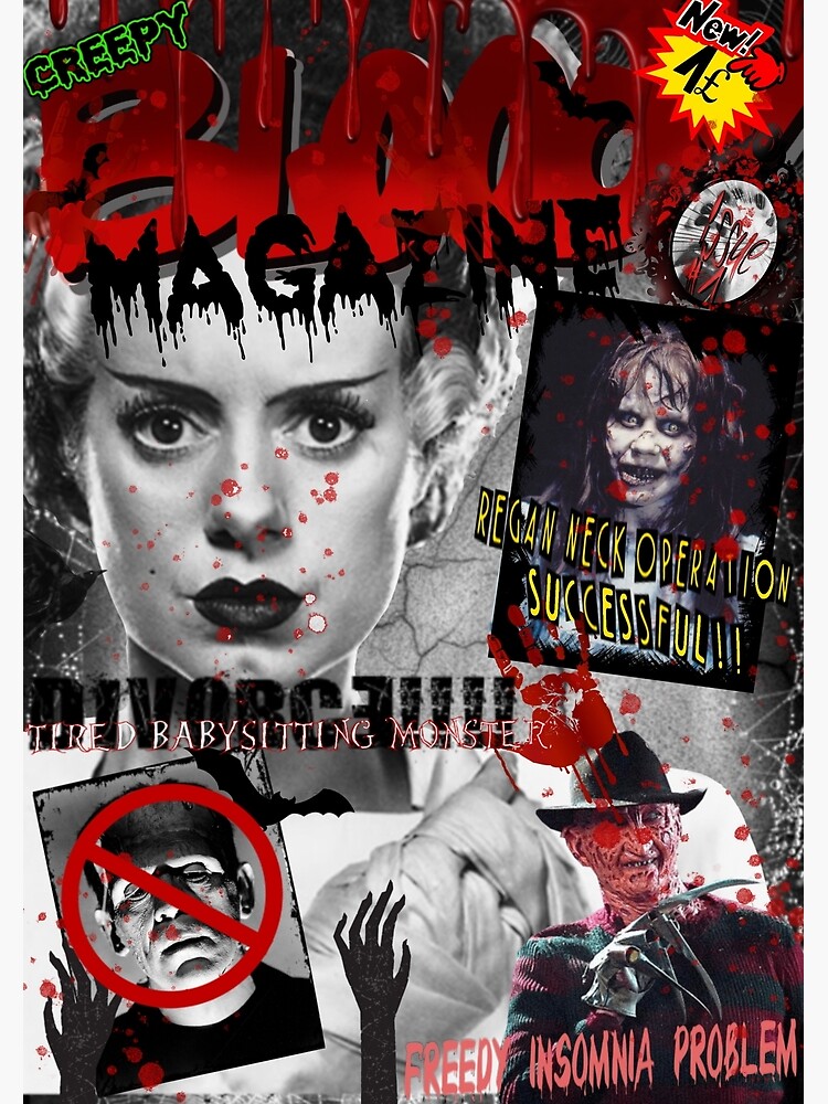 "Horror" Poster for Sale by LukaszDunajski Redbubble