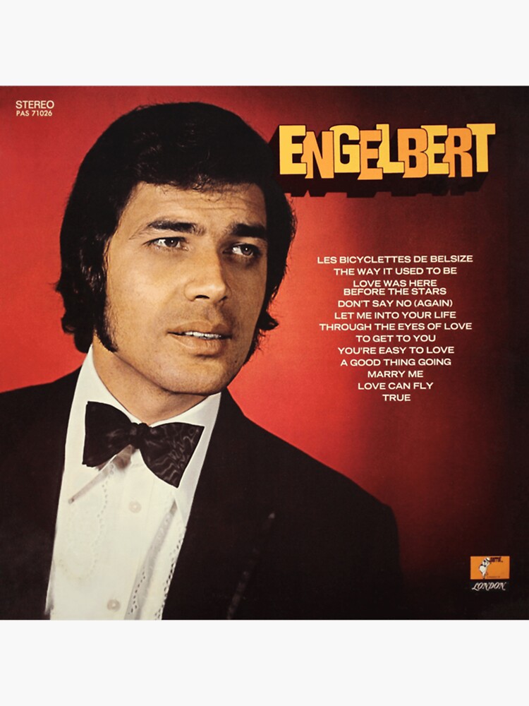 “Engelbert Humperdinck engelbert Classic " Sticker for Sale by