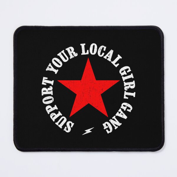 Item preview, SUPPORT YOUR LOCAL GIRL GANG RED STAR, BY SUBGIRL designed and sold by SUBGIRL.