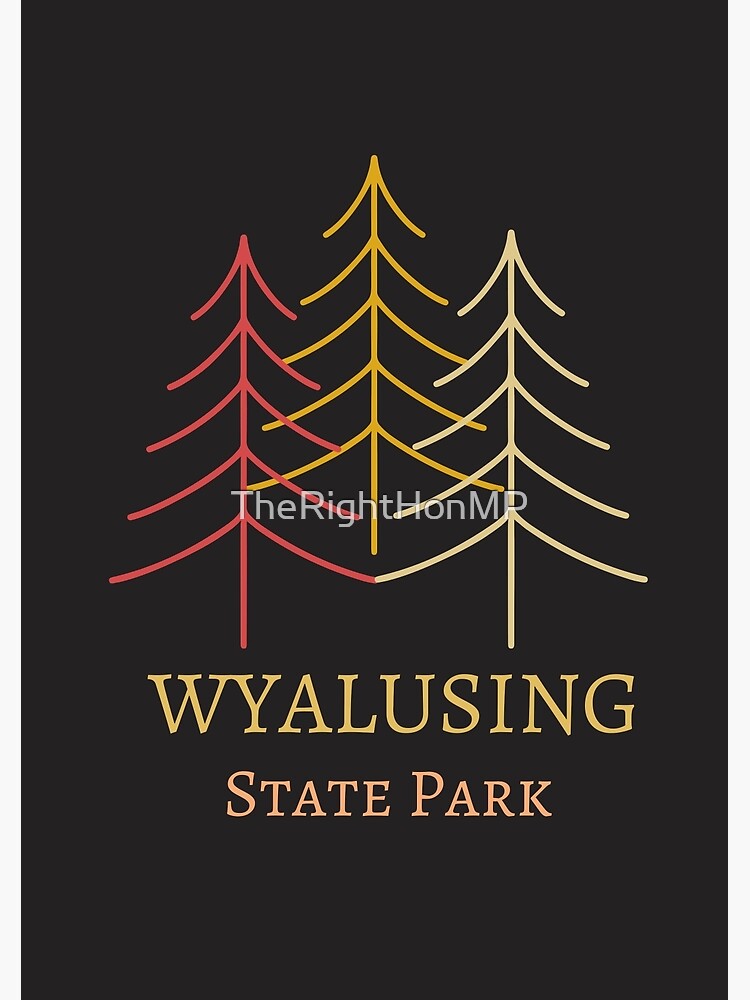 "Wyalusing state Park" Poster for Sale by TheRightHonMP Redbubble
