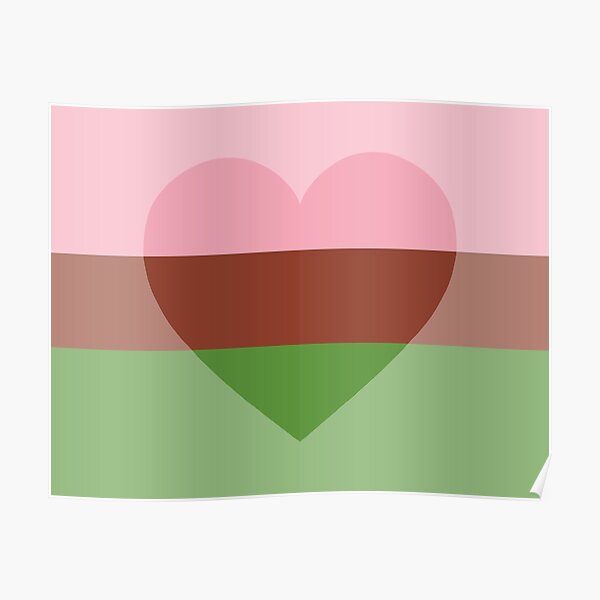 Gynoromantic Pride Flag Poster For Sale By Kiippers Redbubble