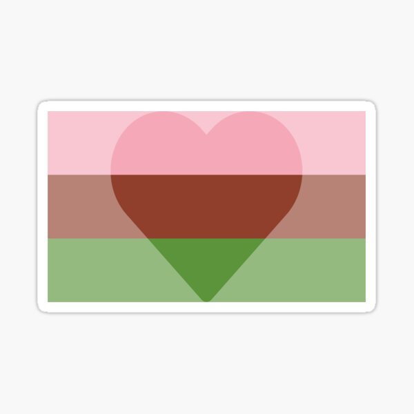 Gynoromantic Pride Flag Sticker For Sale By Kiippers Redbubble