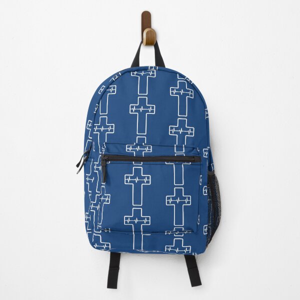 Item preview, Cross of Jesus Heartbeat (white) - chest version designed and sold by GiborDesign.