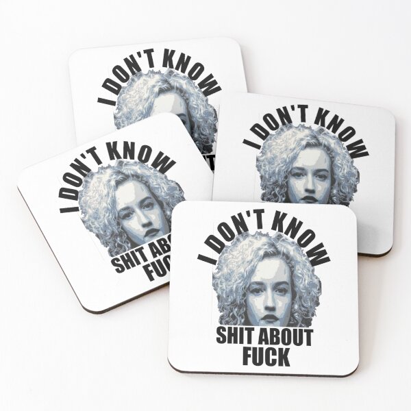 Item preview, I Don_t Know Shit About Fuck Funny Sarcastic Men Women Quote designed and sold by NotoriousMe.