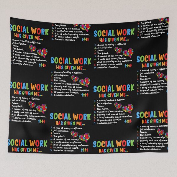 Item preview, social work has given me designed and sold by RoselinLove.